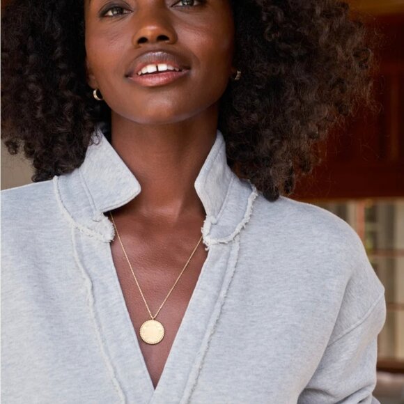 Frank & Eileen Patrick Popover Triple Fleece Pullover - Heather Gray - Picture 7 of 14